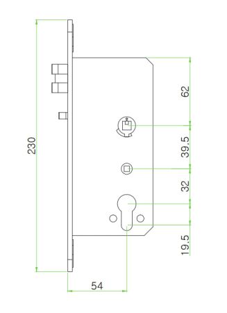 Электронный замок ZKTeco LH7500 с RFID считывателем Mifare Электронный замок ZKTeco LH7500 с RFID считывателем Mifare