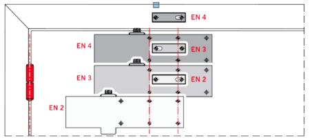 Доводчик дверной dormakaba TS Profil EN2/3/4+Size5 BCA со складным рычагом ФОП, серый Доводчик дверной dormakaba TS Profil EN2/3/4+Size5 BCA со складным рычагом ФОП, серый