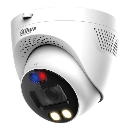 Уличная HD-CVI видеокамера Full-color 5Мп Dahua DH-HAC-ME1509TQP-A-PV-0280B-S2 с сиреной и стробоскопом Уличная HD-CVI видеокамера Full-color 5Мп Dahua DH-HAC-ME1509TQP-A-PV-0280B-S2 с сиреной и стробоскопом