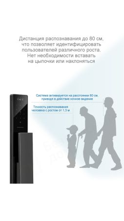 Электронный биометрический замок Moorgen T5+, кристаллы Сваровски, видеоглазок, Face-ID, Wi-Fi, без врезной части Электронный биометрический замок Moorgen T5+, кристаллы Сваровски, видеоглазок, Face-ID, Wi-Fi, без врезной части