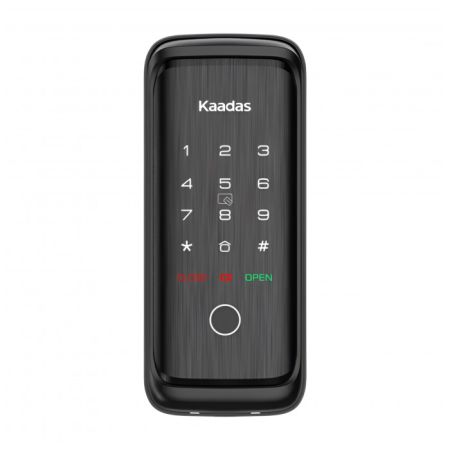 Электронный биометрический замок Kaadas R8-5GL с отпечатком пальца, для стеклянных дверей, накладной Электронный биометрический замок Kaadas R8-5GL с отпечатком пальца, для стеклянных дверей, накладной