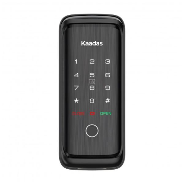 Электронный биометрический замок Kaadas R8-5GL с отпечатком пальца, для стеклянных дверей, накладной Электронный биометрический замок Kaadas R8-5GL с отпечатком пальца, для стеклянных дверей, накладной