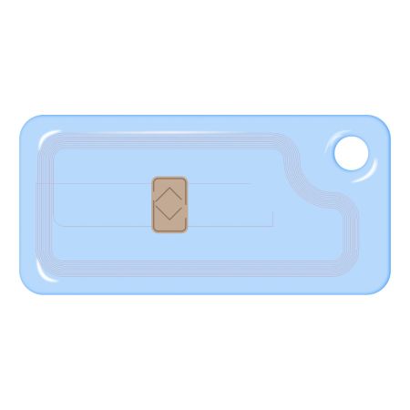 Бесконтактный RFID-брелок SMARTTAG Caramel Mifare 1k 4/7 byte UID, прозрачный Бесконтактный RFID-брелок SMARTTAG Caramel Mifare 1k 4/7 byte UID, прозрачный