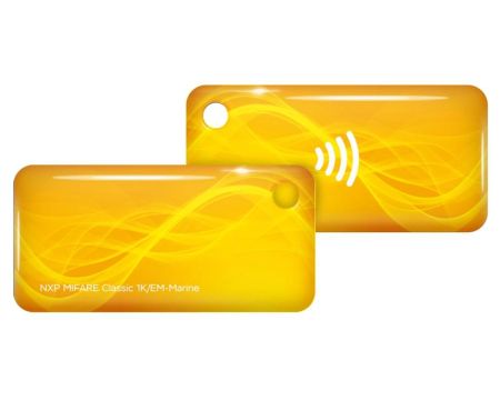 Брелок комбинированный EM-Marine + Mifare Plus X 2K, UID 4/7 byte Брелок комбинированный EM-Marine + Mifare Plus X 2K, UID 4/7 byte