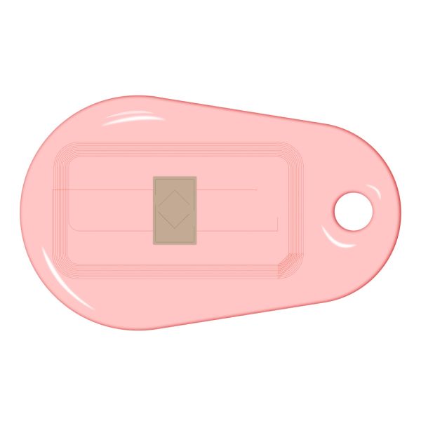 Бесконтактный RFID-брелок SMARTTAG Caramel iCode, прозрачный Бесконтактный RFID-брелок SMARTTAG Caramel iCode, прозрачный