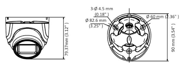 Купольная уличная 8Мп HD-TVI видеокамера HiWatch DS-T803(B) (3.6 мм) Купольная уличная 8Мп HD-TVI видеокамера HiWatch DS-T803(B) (3.6 мм)