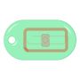 Бесконтактный RFID-брелок SMARTTAG Caramel Mifare 1k 4/7 byte UID, прозрачный Бесконтактный RFID-брелок SMARTTAG Caramel Mifare 1k 4/7 byte UID, прозрачный