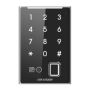 Считыватель HikVision DS-K1109DKFB-QR отпечатков пальца и Mifare карт, QR-кодов, с поддержкой Bluetooth и клавиатурой Считыватель HikVision DS-K1109DKFB-QR отпечатков пальца и Mifare карт, QR-кодов, с поддержкой Bluetooth и клавиатурой