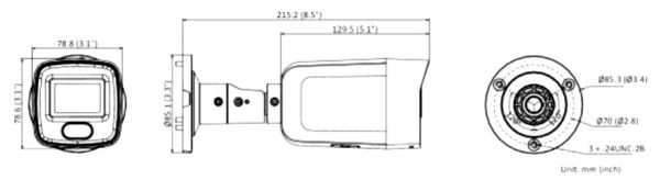 IP-видеокамера 2Мп ColorVu HikVision DS-2CD2027G2-LU(C) (4 мм) с LED-подсветкой до 40 м