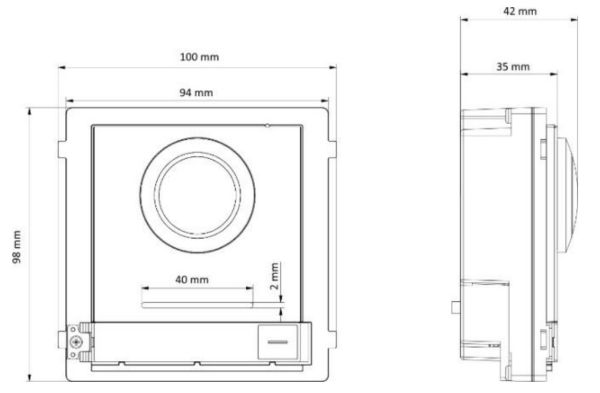 Вызывная панель HikVision DS-KD8003-IME1(B)/Flush, врезная Вызывная панель HikVision DS-KD8003-IME1(B)/Flush, врезная