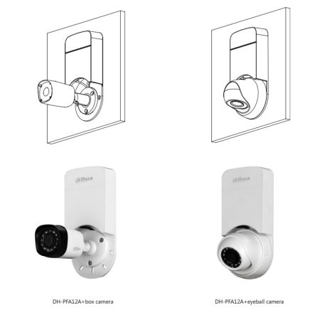 Монтажная коробка Dahua DH-PFA12A Монтажная коробка Dahua DH-PFA12A