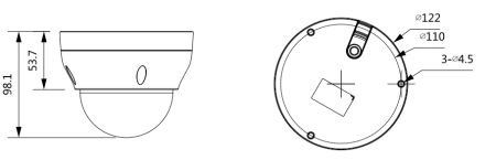 IP-видеокамера уличная 4Мп Dahua DH-IPC-HDPW1230R1P-0360B-S5 IP-видеокамера уличная 4Мп Dahua DH-IPC-HDPW1230R1P-0360B-S5
