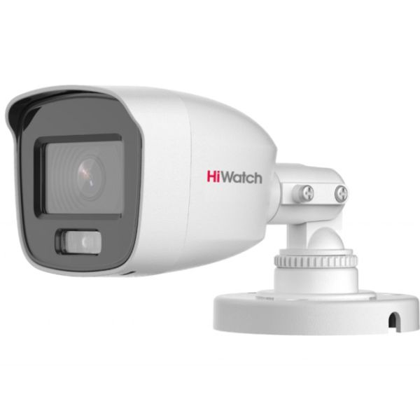 Уличная HD-TVI видеокамера 3K ColorVu Hiwatch DS-T500L (2.8 мм) с микрофоном Уличная HD-TVI видеокамера 3K ColorVu Hiwatch DS-T500L (2.8 мм) с микрофоном