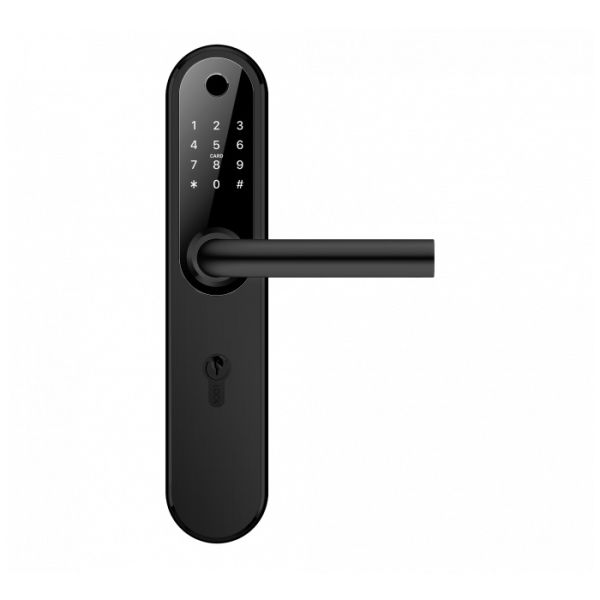 Электронный биометрический замок Novilock Home Plus v.4240 black, под DIN цилиндр,IP55 Электронный биометрический замок Novilock Home Plus v.4240 black, под DIN цилиндр,IP55