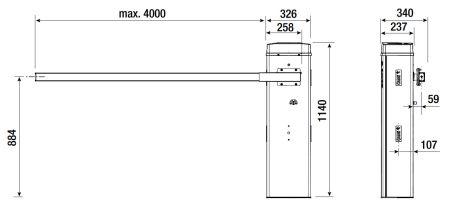 Комплект шлагбаума Came GARD GLT combo KIT Комплект шлагбаума Came GARD GLT combo KIT