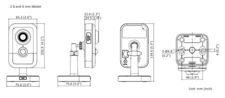 Компактная IP-камера Wi-Fi 2Мп HiWatch DS-I214W(C) (2.8 мм) с PIR-датчиком и микрофоном Компактная IP-камера Wi-Fi 2Мп HiWatch DS-I214W(C) (2.8 мм) с PIR-датчиком и микрофоном