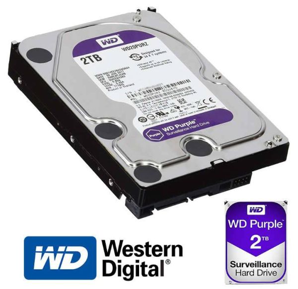 Жесткий диск 2ТБ Western Digital Purple WD20PURZ Жесткий диск 2ТБ Western Digital Purple WD20PURZ
