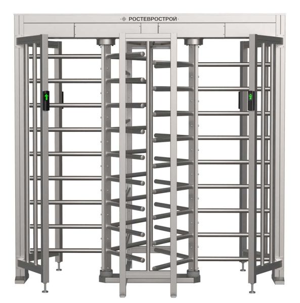 Турникет полноростовой двухпроходной Ростов-Дон ПР2/3М2 Нерж из нержавеющей стали Турникет полноростовой двухпроходной Ростов-Дон ПР2/3М2 Нерж из нержавеющей стали