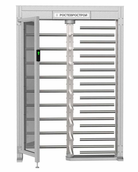 Турникет уличный полноростовой 4-х лопастной со стеклом Ростов-Дон ПР1ЛС/4М2 У Турникет уличный полноростовой 4-х лопастной со стеклом Ростов-Дон ПР1ЛС/4М2 У