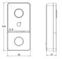 Комплект IP-видеодомофона HiWatch DS-D100IKWF (вызывная панель + монитор) Комплект IP-видеодомофона HiWatch DS-D100IKWF (вызывная панель + монитор)