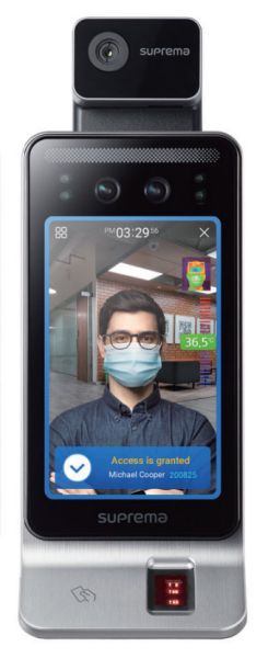 Биометрический терминал распознавания лиц Suprema FaceStation F2-ODB Thermal с модулем измерения температуры Биометрический терминал распознавания лиц Suprema FaceStation F2-ODB Thermal с модулем измерения температуры