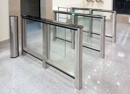 Турникет PERCo-ST-01 "Скоростной проход" с распашными створками увеличенной высоты PERCo-ATG-300H (ширина створки 300 мм, высота 1300 мм) Турникет PERCo-ST-01 "Скоростной проход" с распашными створками увеличенной высоты PERCo-ATG-300H (ширина створки 300 мм, высота 1300 мм)