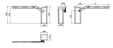 Шлагбаум автоматический Magnetic Parking Pro, 1.3 сек., со стрелой 3 м Шлагбаум автоматический Magnetic Parking Pro, 1.3 сек., со стрелой 3 м