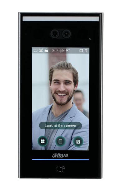 Биометрический терминал доступа AI Dahua DHI-ASI7213X с распознаванием лиц и УРВ Биометрический терминал доступа AI Dahua DHI-ASI7213X с распознаванием лиц и УРВ