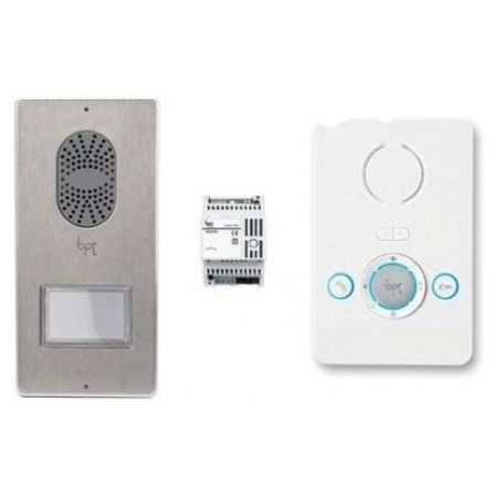 Комплект аудиодомофона PERLA LCKITPEC04 (белый лед) Комплект аудиодомофона PERLA LCKITPEC04 (белый лед)