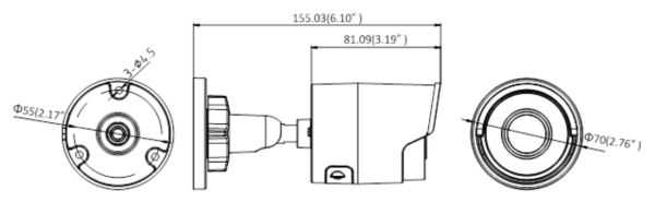 Уличная IP-видеокамера 8Мп HikVision DS-2CD2085FWD-I (4 мм) Уличная IP-видеокамера 8Мп HikVision DS-2CD2085FWD-I (4 мм)