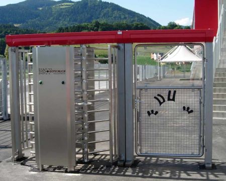 Двухпроходный полноростовой турникет Gotschlich Ecco Arena 90 HD Basic (6EALD4ABHB) Двухпроходный полноростовой турникет Gotschlich Ecco Arena 90 HD Basic (6EALD4ABHB)