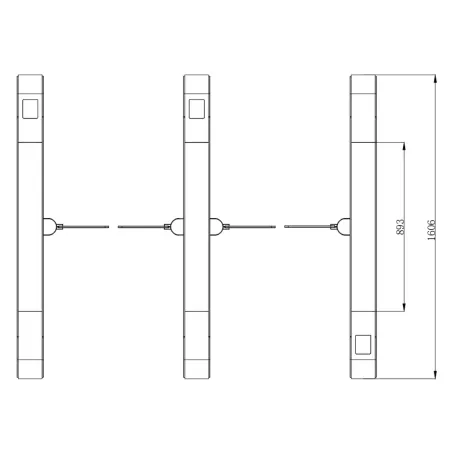 Турникет распашной Avix Aurora (AV.SG.6629) Турникет распашной Avix Aurora (AV.SG.6629)
