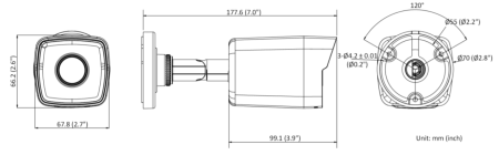 Уличная IP-камера 4Мп HiWatch DS-I450M(B) (2.8 мм) с микрофоном Уличная IP-камера 4Мп HiWatch DS-I450M(B) (2.8 мм) с микрофоном