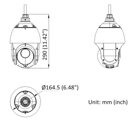 Уличная скоростная PTZ IP-видеокамера 2Мп HikVision DS-2DE4225IW-DE(T5) с алгоритмом Deep learning Уличная скоростная PTZ IP-видеокамера 2Мп HikVision DS-2DE4225IW-DE(T5) с алгоритмом Deep learning